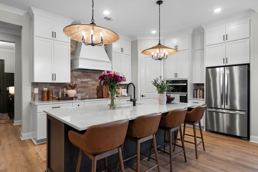 Representative furnished interior of a home built from the The Montclair by JW Collection in Lake Arrowhead, Waleska (Image 4).