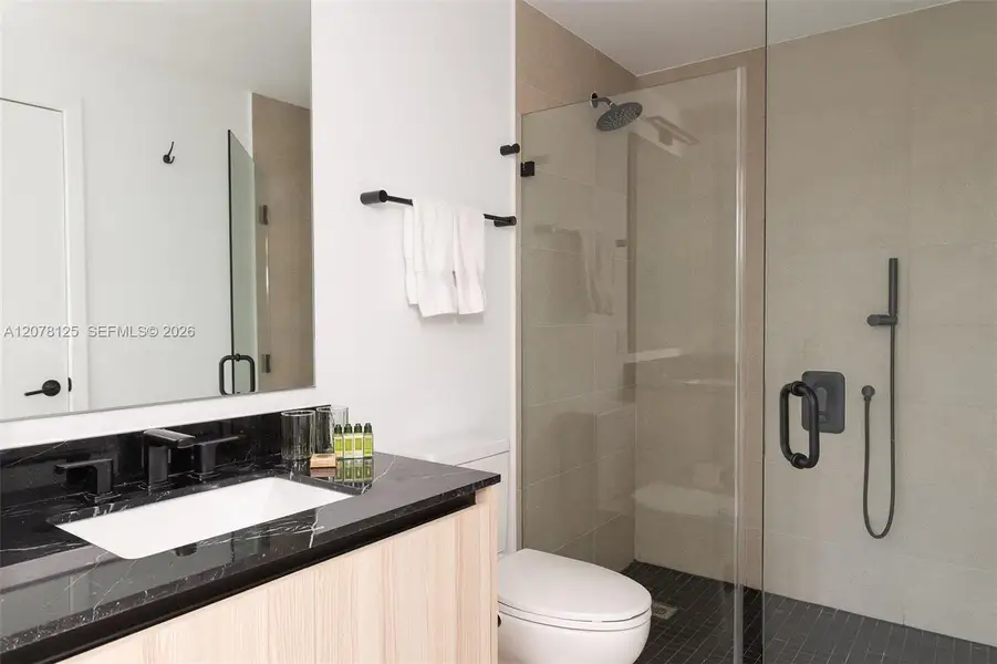 Furnished interior view inside a new home in , Miami (Image 4).