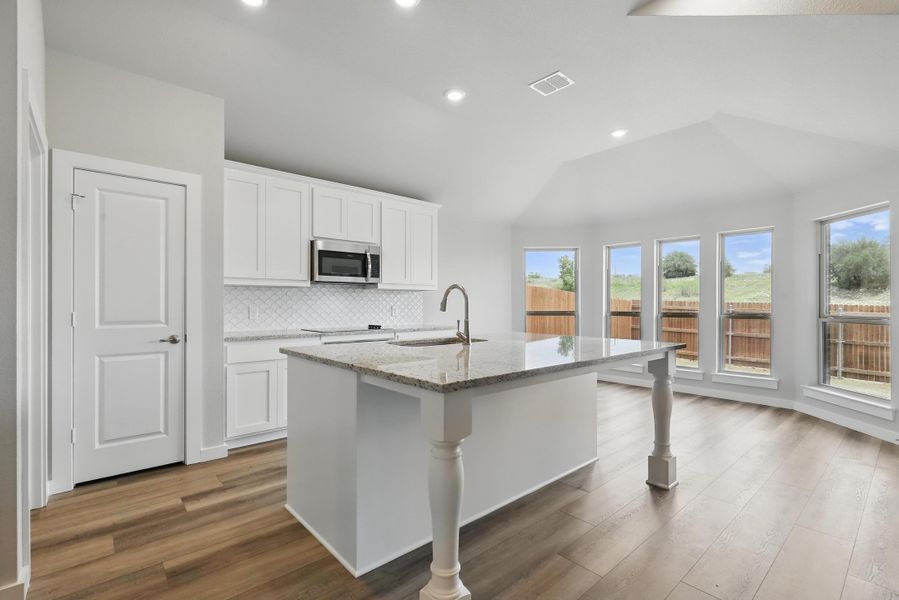 Representative furnished interior of a home built from the McKinley I by Cheldan Homes in Terra Vista, Springtown (Image 11).