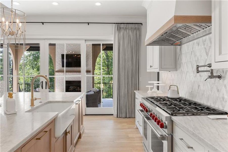 Furnished interior view inside a new home in , Alpharetta (Image 62).