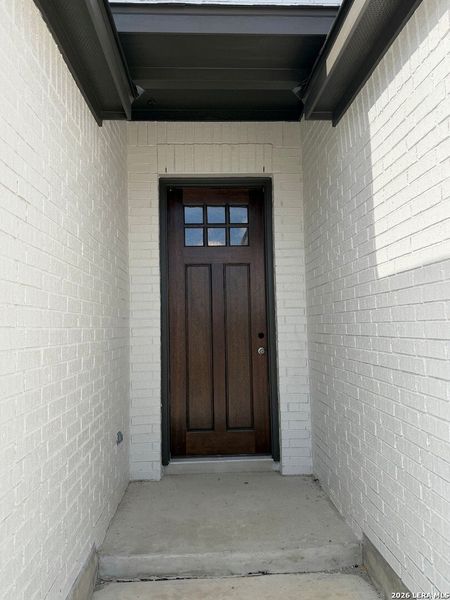 Exterior details and patio area of a home in Ladera - 50s, San Antonio (Image 3).