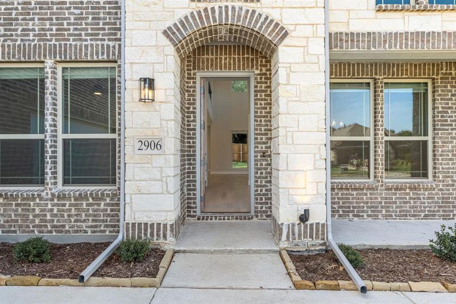 Exterior details and patio area of a home in Liberty, Melissa (Image 4). Exterior details and patio area of a home in Liberty, Melissa (Image 4).