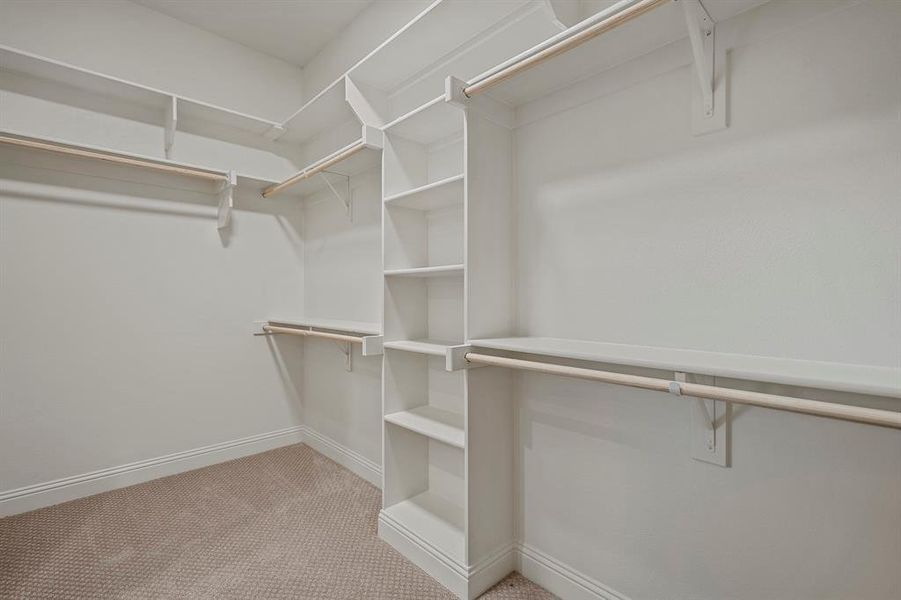 Primary closet Primary closet