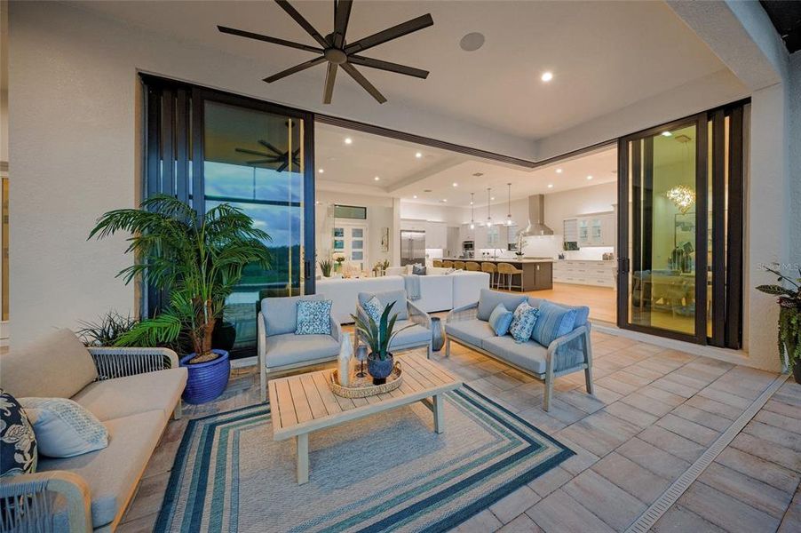 Exterior details and patio area of a home in , Nokomis (Image 31).