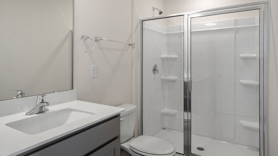 Furnished interior view inside a new home in Clock Road Townhomes, New Bern (Image 13).
