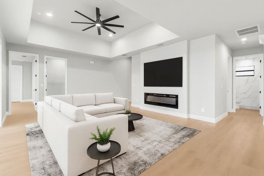 Furnished interior view inside a new home in , Labelle (Image 12). Furnished interior view inside a new home in , Labelle (Image 12).