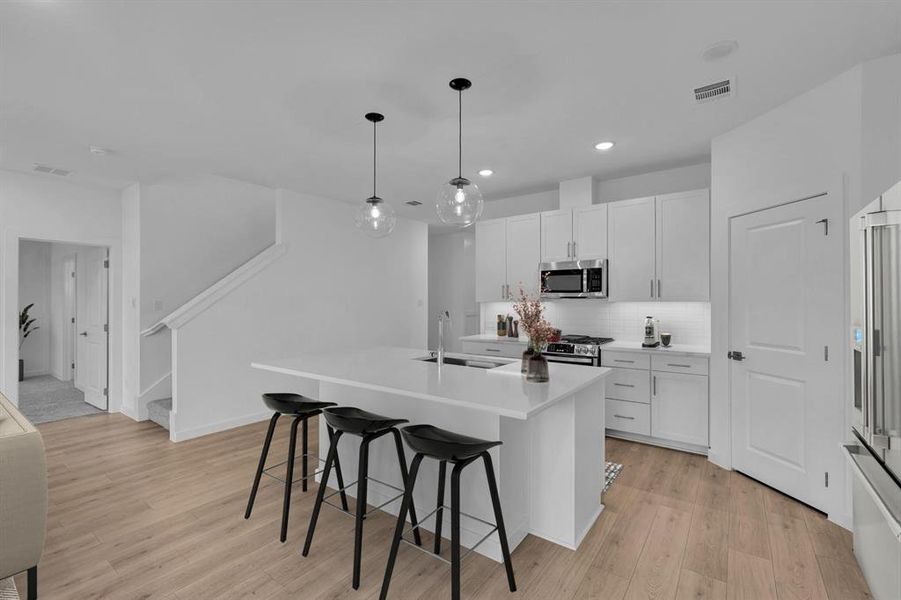 Furnished interior view inside a new home in Rolling Ridge, Van Alstyne (Image 12). Furnished interior view inside a new home in Rolling Ridge, Van Alstyne (Image 12).