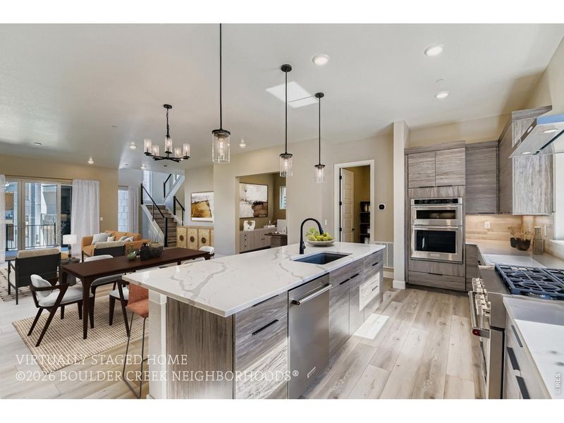 Furnished interior view inside a new home in Baseline, Broomfield (Image 15).