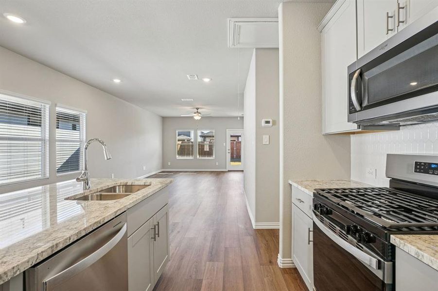 Photo is not of the actual home, but is an inspirational photo of builder’s model home and may depict options, furnishings, and/or decorator features that are not included.