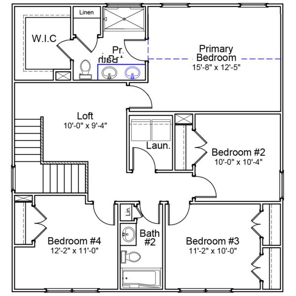 2D floor plan layout of this home in Braxton Place, Moore, SC (Image 5). 2D floor plan layout of this home in Braxton Place, Moore, SC (Image 5).