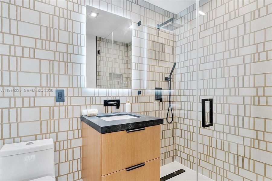 Close-up of interior finishes inside a home in , Hollywood (Image 21).