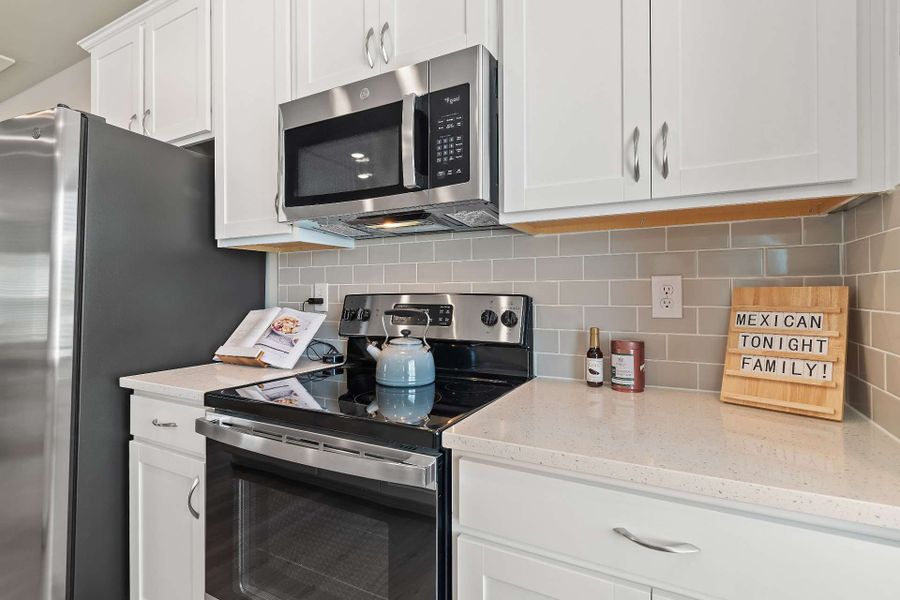 Furnished interior view inside a new home in Nickel Creek at Newnan Crossing, Newnan (Image 18). Furnished interior view inside a new home in Nickel Creek at Newnan Crossing, Newnan (Image 18).