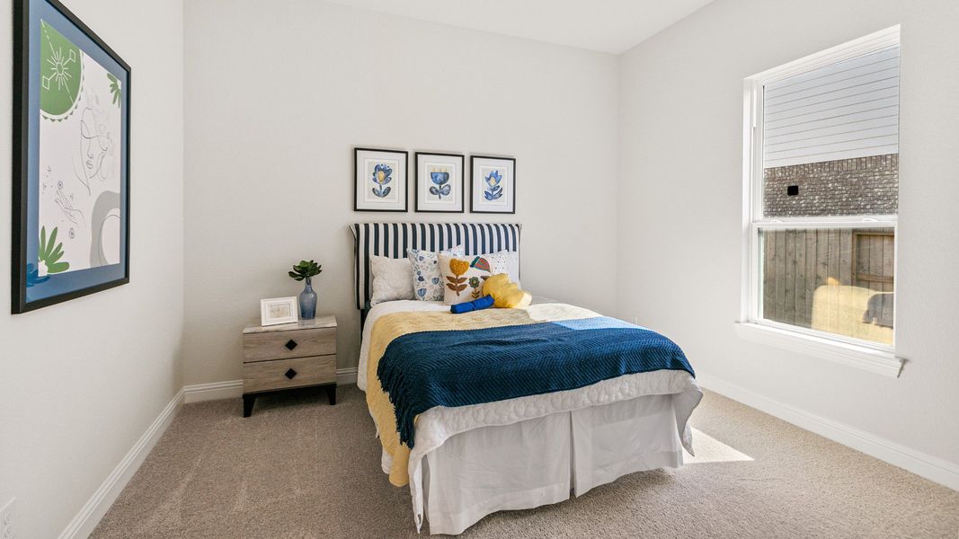 Representative furnished interior of a home built from the Tulane by Brightland Homes in Katy Lakes, Katy (Image 5).