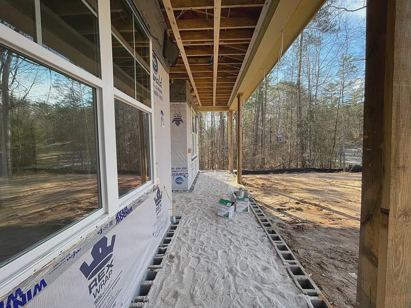 In-progress construction of a new home in Mount Vintage, North Augusta, SC (Image 5).