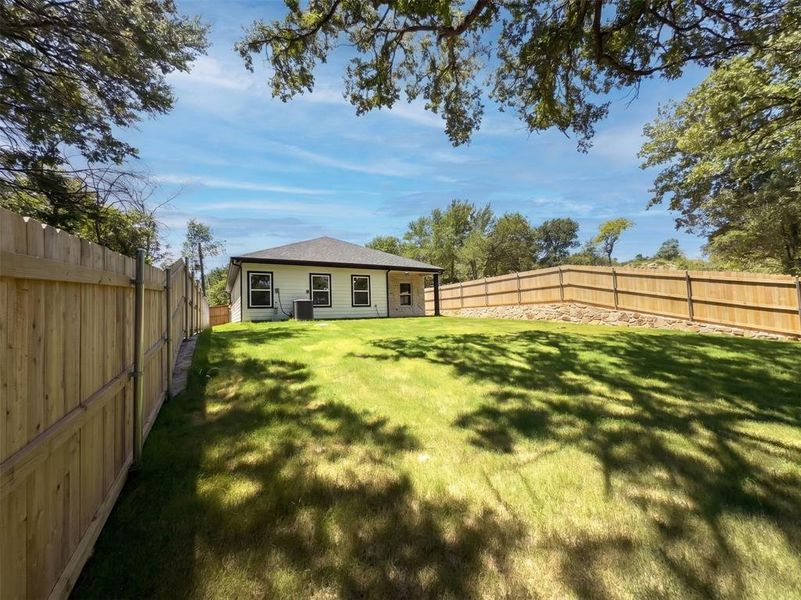 Exterior details and patio area of a home in , Granbury (Image 27). Exterior details and patio area of a home in , Granbury (Image 27).