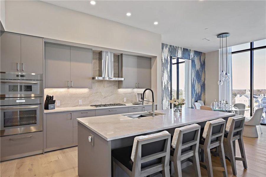 Furnished interior view inside a new home in The Dillon Buckhead, Atlanta (Image 35).