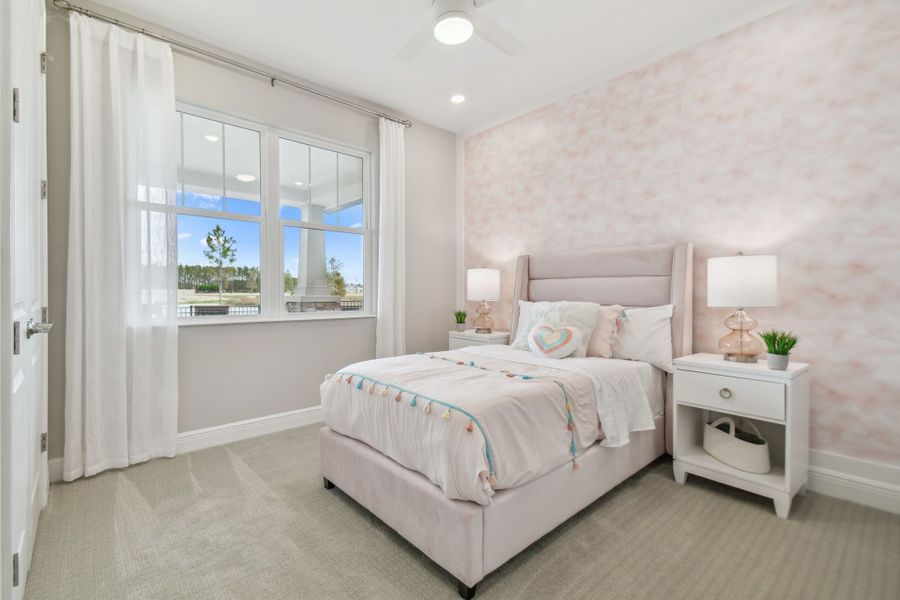 Representative furnished interior of a home built from the Sweetwater by William Ryan Homes in The Sanctuary – Resort Collection, Punta Gorda (Image 7).