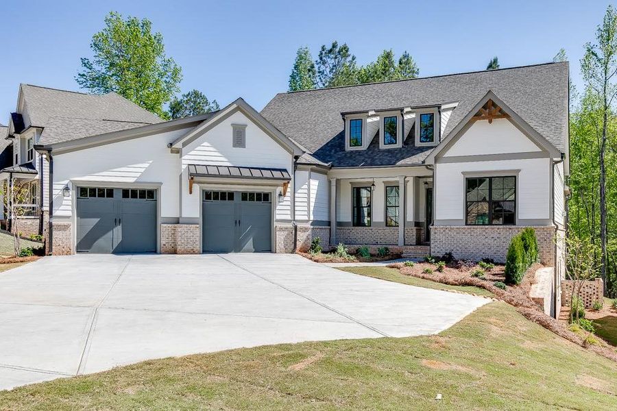 Front exterior of a new home in , Jefferson, GA, highlighting curb appeal (Image 29).