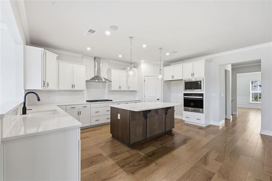 Furnished interior view inside a new home in Berkeley Mill, Cumming (Image 3). Furnished interior view inside a new home in Berkeley Mill, Cumming (Image 3).
