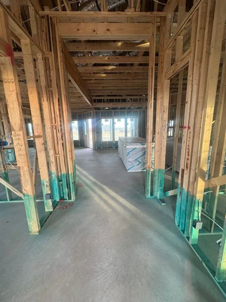 In-progress construction of a new home in Creekview Addition, Van Alstyne, TX (Image 4). In-progress construction of a new home in Creekview Addition, Van Alstyne, TX (Image 4).