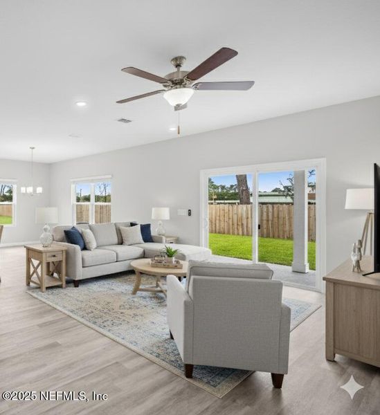 Furnished interior view inside a new home in , Jacksonville (Image 5).