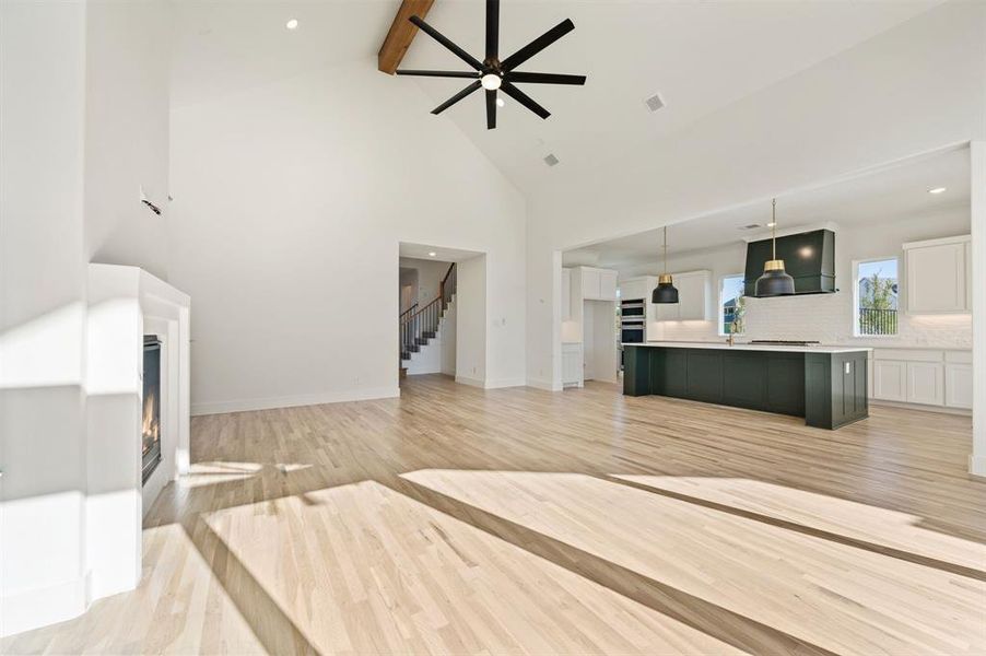 Furnished interior view inside a new home in Parks of Aledo, Aledo (Image 8).