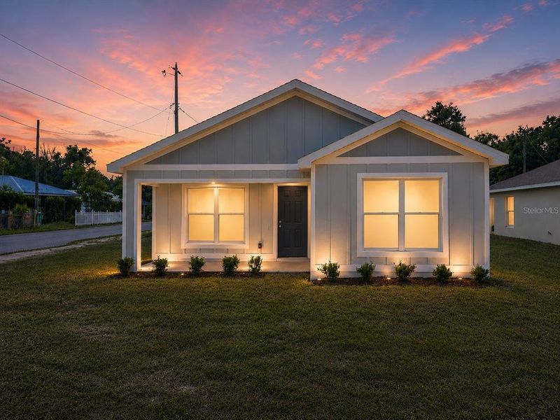 Front exterior of a new home in , Zephyrhills, FL, highlighting curb appeal (Image 1). Front exterior of a new home in , Zephyrhills, FL, highlighting curb appeal (Image 1).