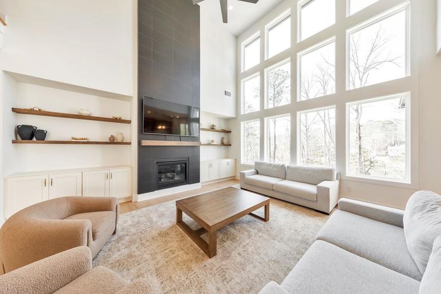 Furnished interior view inside a new home in , Woodstock (Image 50).