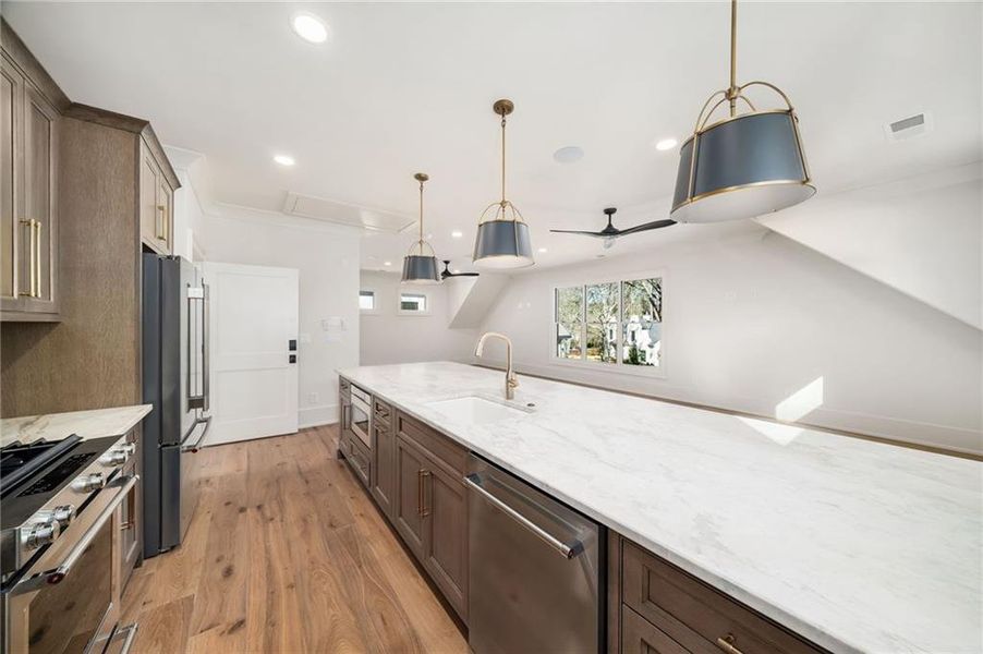 Furnished interior view inside a new home in , Alpharetta (Image 34).