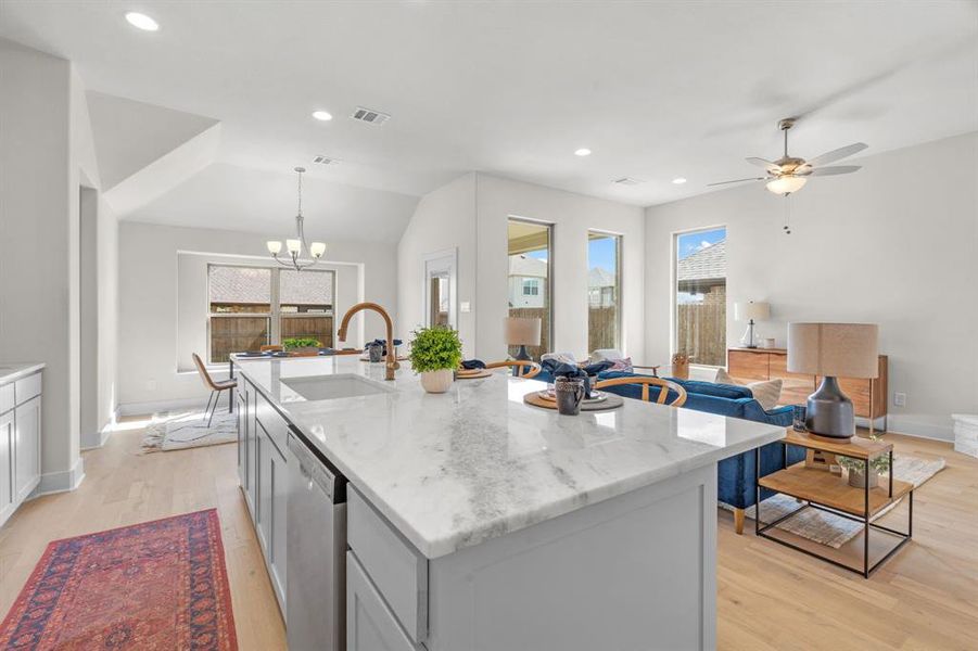 Furnished interior view inside a new home in The Parks at Panchasarp Farms - Phase 2, Burleson (Image 16). Furnished interior view inside a new home in The Parks at Panchasarp Farms - Phase 2, Burleson (Image 16).