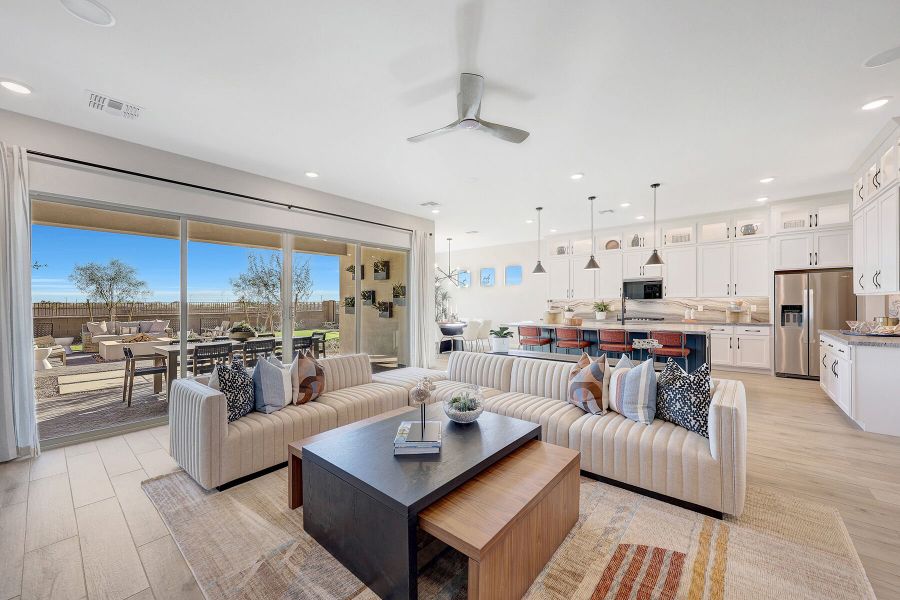 Representative furnished interior of a home built from the Burgundy by Mattamy Homes in White Tank Vistas, Waddell (Image 25).