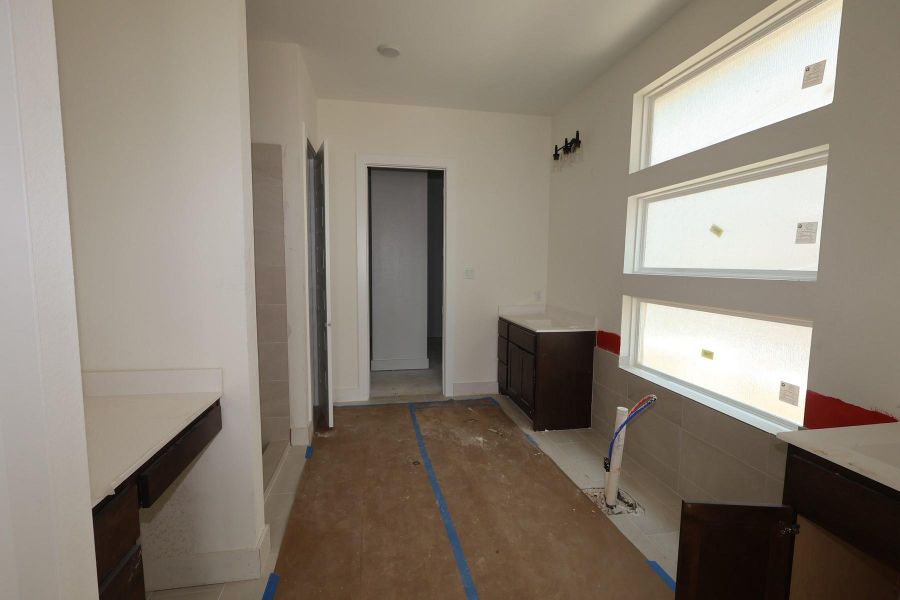 In-progress construction of a new home in Dunham Pointe, Cypress, TX (Image 16).