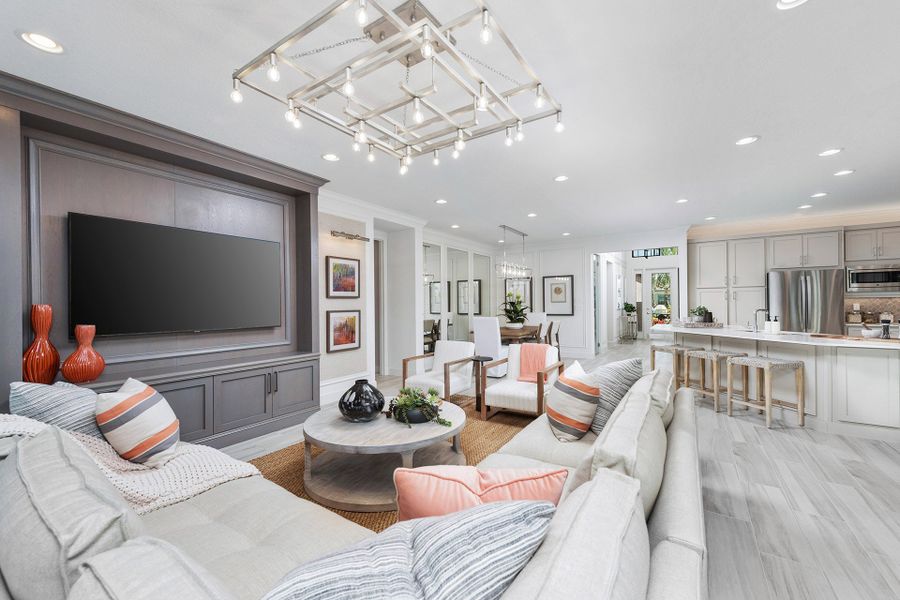 Representative furnished interior of a home built from the Bimini by GL Homes in Valencia Parc at Riverland, Port St. Lucie (Image 11).