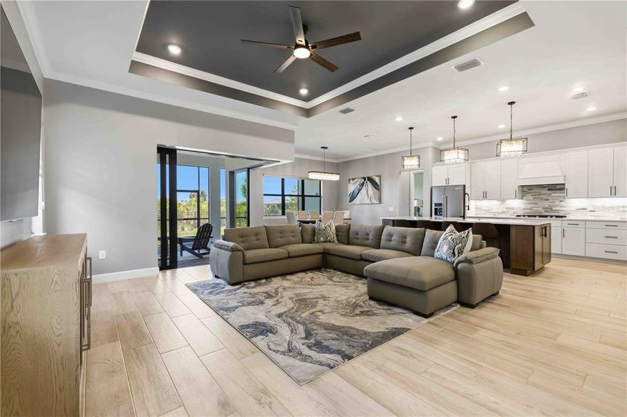 Furnished interior view inside a new home in , Nokomis (Image 9).
