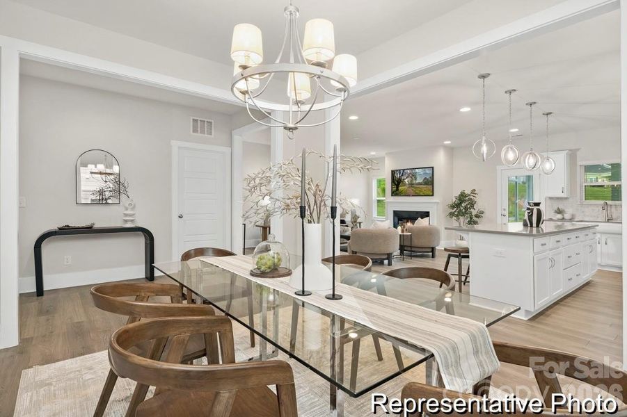 Furnished interior view inside a new home in Tillery Tradition, Mount Gilead (Image 11).