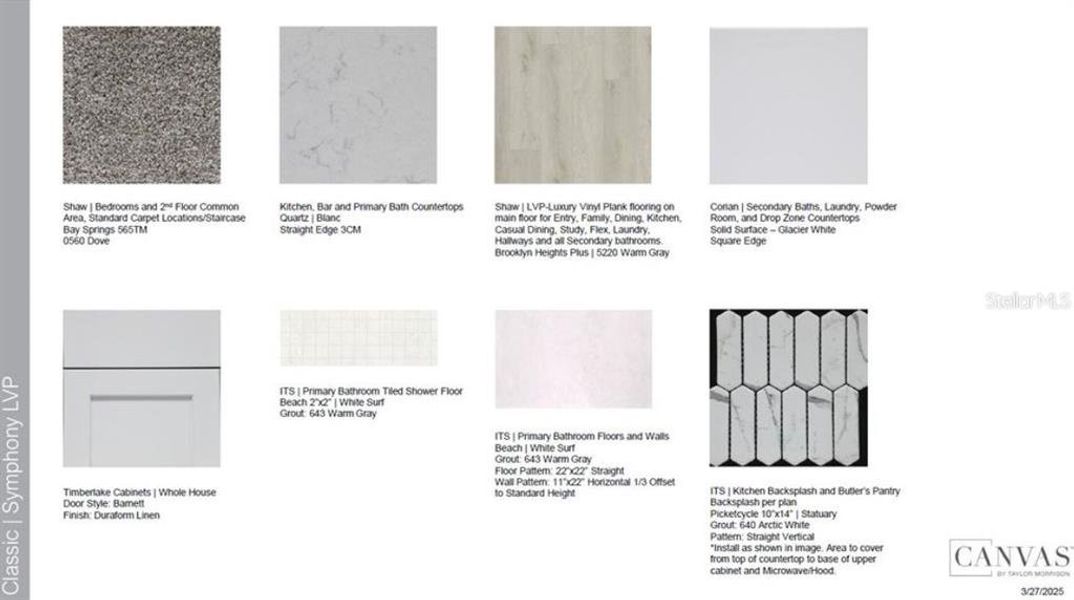 Sample of building materials used in homes in Esplanade at Wiregrass Ranch, Wesley Chapel (Image 13). Sample of building materials used in homes in Esplanade at Wiregrass Ranch, Wesley Chapel (Image 13).