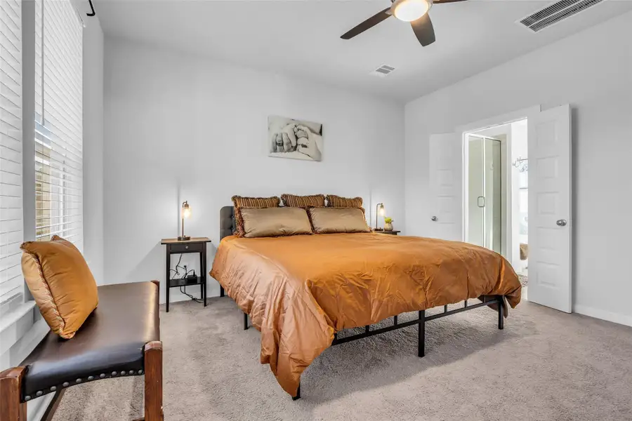 Furnished interior view inside a new home in Westridge Cove 40′, Conroe (Image 5).