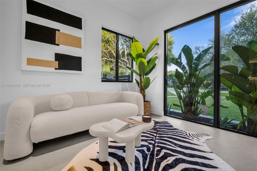 Furnished interior view inside a new home in , Miami Shores (Image 16).