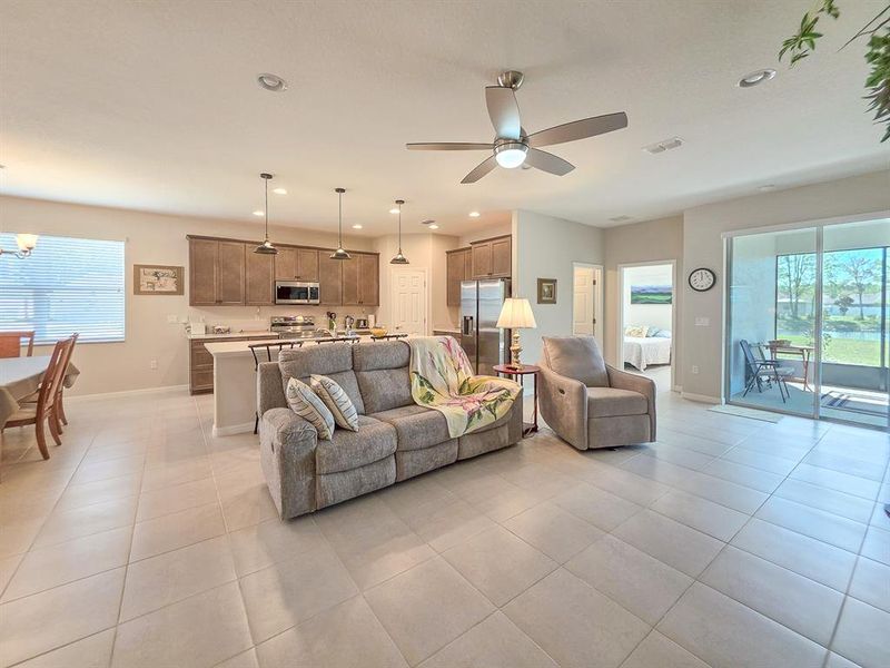 Furnished interior view inside a new home in Matanzas Cove, Palm Coast (Image 32).