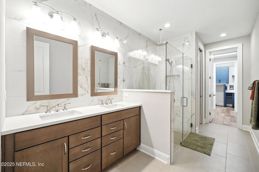 Furnished interior view inside a new home in , Jacksonville (Image 13).