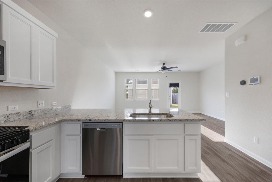 Furnished interior view inside a new home in Avery Centre, Round Rock (Image 13).