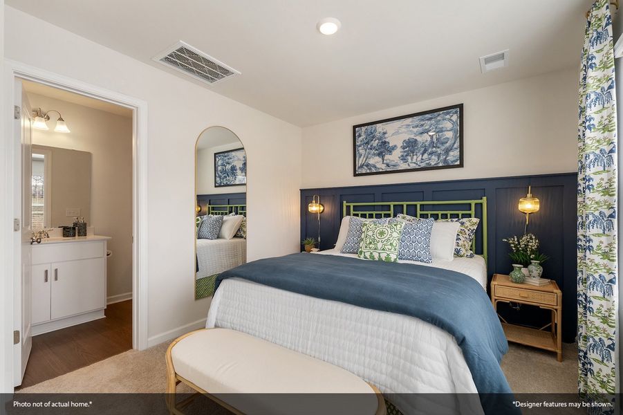Furnished interior view inside a new home in Evergreen, Spartanburg (Image 12). Furnished interior view inside a new home in Evergreen, Spartanburg (Image 12).