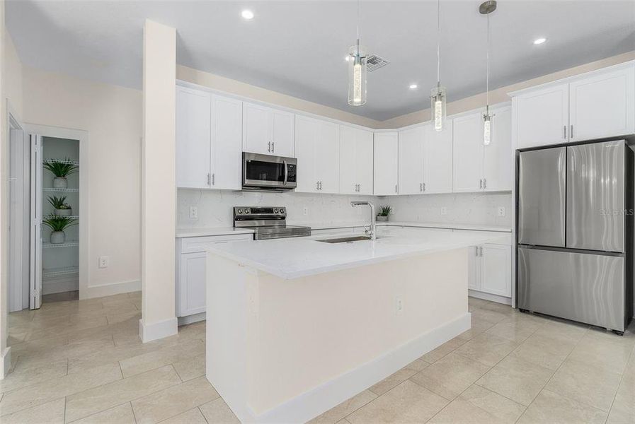 Furnished interior view inside a new home in , Rotonda West (Image 8).