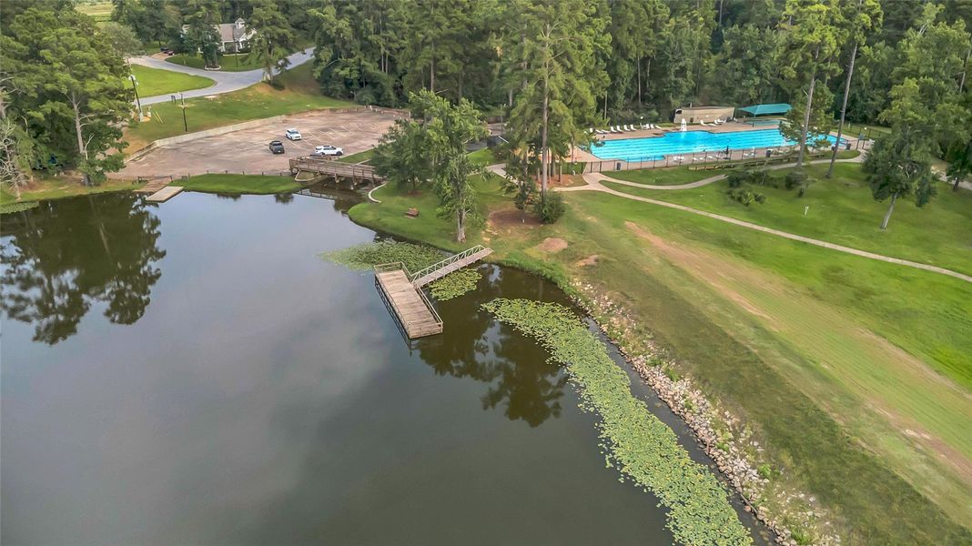 View of pool # 1 & launch
