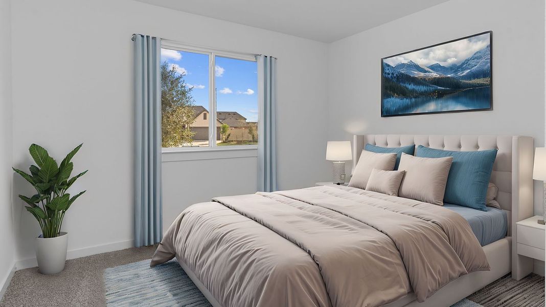 Furnished interior view inside a new home in Westland Ranch 50' Homesites, League City (Image 8).