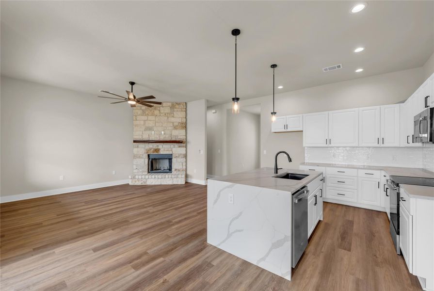 Furnished interior view inside a new home in , Bertram (Image 7).