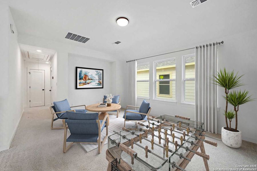 Furnished interior view inside a new home in Legacy at Lake Dunlap: 40ft. lots - (A), New Braunfels (Image 14).