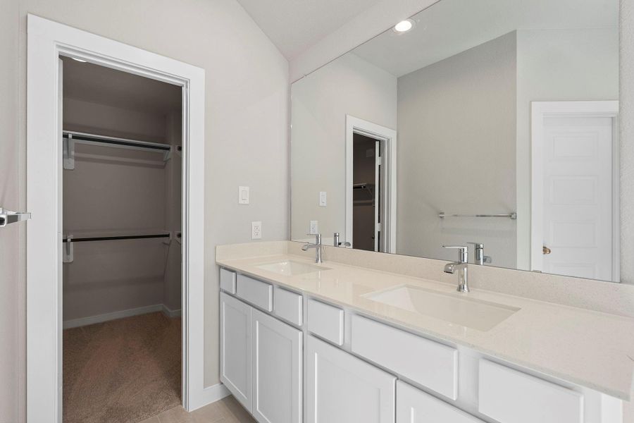 Furnished interior view inside a new home in Cypresswood Landing, Humble (Image 5).