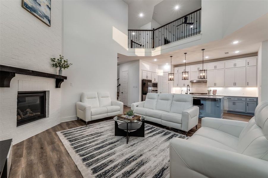 Furnished interior view inside a new home in Sandbrock Ranch: 50ft. lots, Aubrey (Image 4).