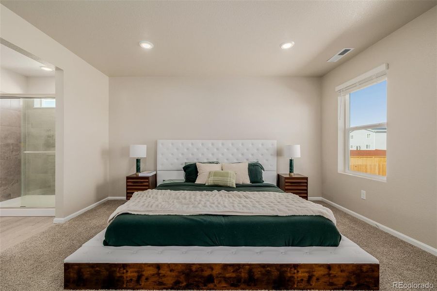 Furnished interior view inside a new home in , Peyton (Image 37).